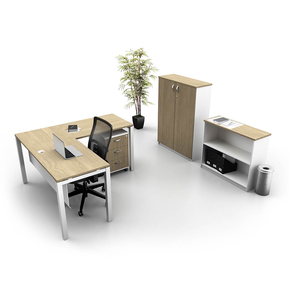 L Shape Managers Desk - Cubit Range