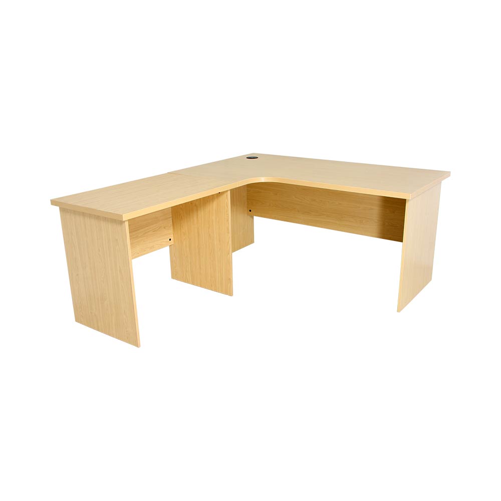 L-Shaped Desks Mahogany