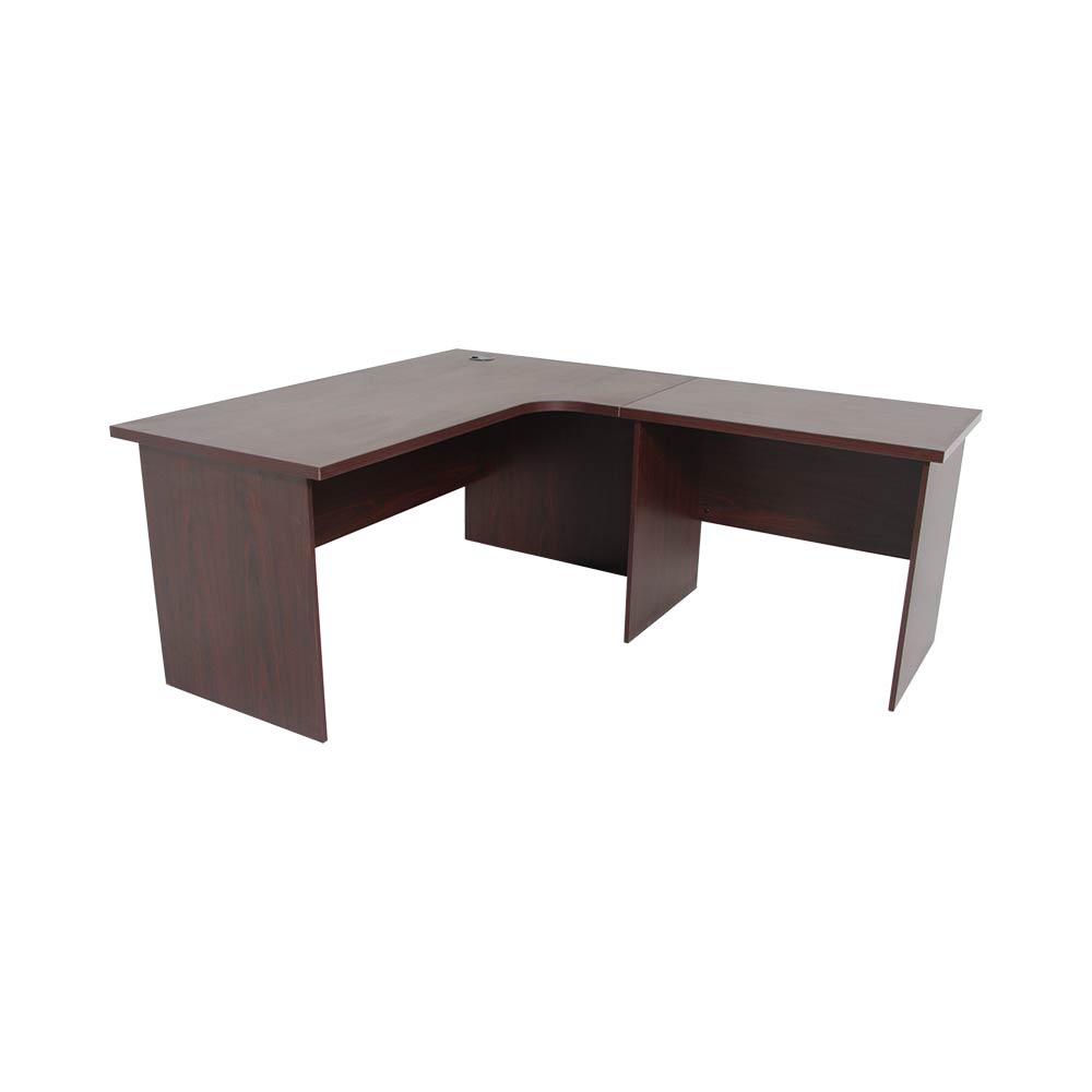 L-Shaped Desks Mahogany