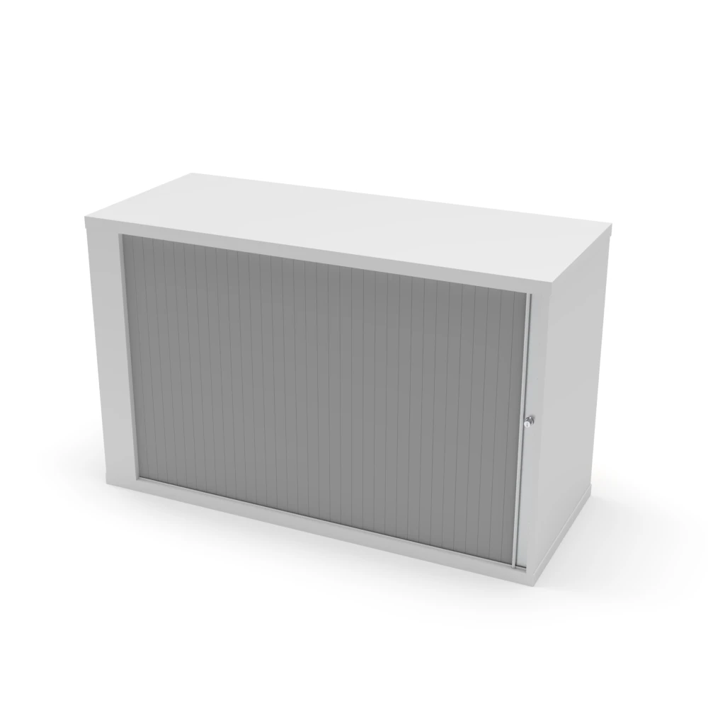Roller Door Credenza White