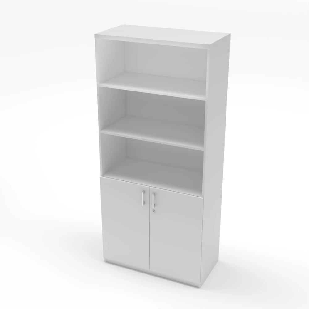 Value 3 tier Bookshelf Combo White