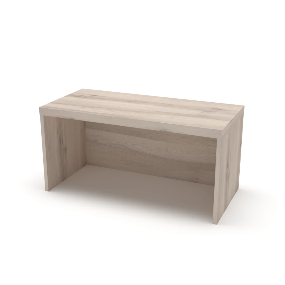 Desktop Bookshelf Single Intergrated - Pasadena Finish